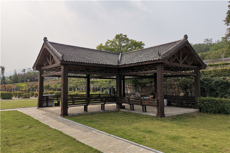 陵园亭子景观