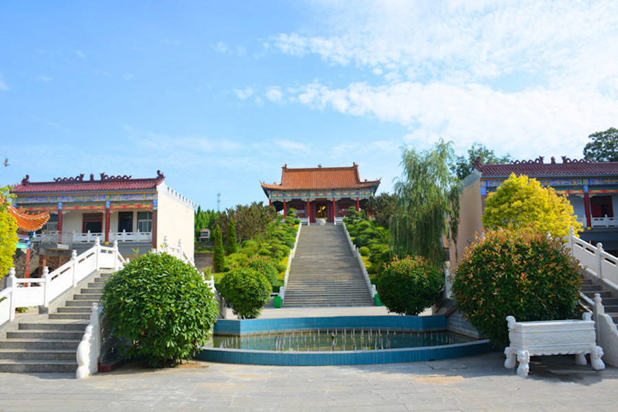 陵园建筑水系景观